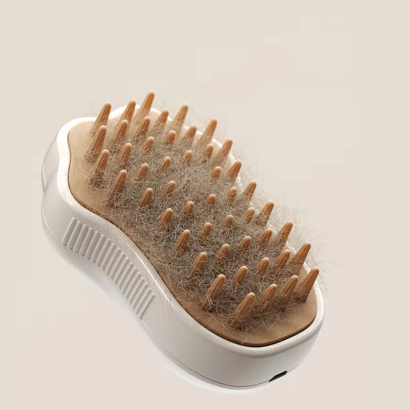 BL-SteamPaws™ - 3-in-1 Electric Pet Grooming & Massage Brush