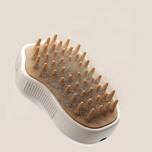 BL-SteamPaws™ - 3-in-1 Electric Pet Grooming & Massage Brush